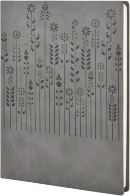Pia Creations Grey Diary A5 Diary Single Line Ruled 192 Pages(Grey)