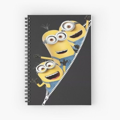 craft maniacs MINION COLLECTION A5 Notebook RULED 160 Pages(Multicolor)