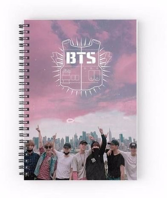 craft maniacs BTS ARMY DIARY A5 Notebook RULED 160 Pages(Multicolor)