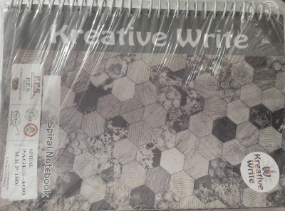 Radesh spiral note book A4 Notebook Rule 400 Pages(White, Pack of 3)