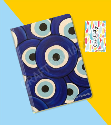 craft maniacs GLUEBIND DIARY A5 Diary RULED 100 Pages(Multicolor)
