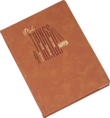 BALHAR Diary Regular Diary Ruling 300 Pages(Brown)