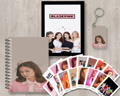 craft maniacs BLACKPINK GIFTING SET A5 Diary RULED 120 Pages(REDDD, Pack of 4)
