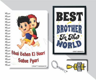 craft maniacs DIARY FRAME COMBO 2024 A5 Diary RULED 160 Pages(White)