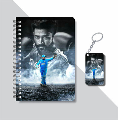 craft maniacs THALA DHONI 2024 NOTEBOOK COLLECTION A5 Diary RULED 160 Pages(Red)