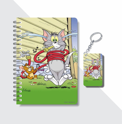 craft maniacs TOM & JERRY A5 Notebook 1 160 Pages(Multicolor)