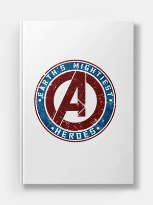 Macmerise Earth's Mightiest Badge A5 Diary Ruled 100 Pages(Multicolor)