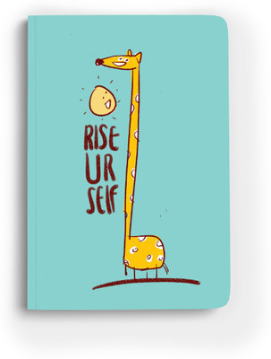 Doodle Monk Rise Yourself Journal Notebook A5 Notebook Designed 96 Pages(Light Blue)