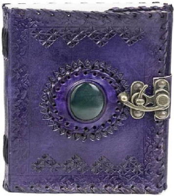 RSN Hnadcrafted A5 Notebook unruled 100 Pages(Purple)