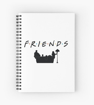 craft maniacs F.R.I.E.N.D.S NOTEBOOK A5 Diary RULED 160 Pages(Multicolor)