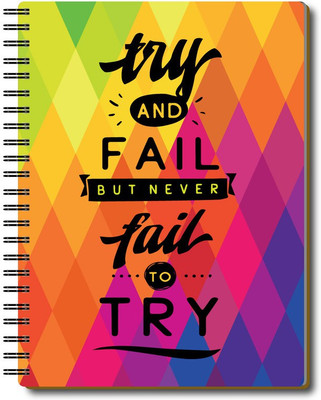 Nourish 12 Month Life Planner A5 Planner/Organizer Ruled 200 Pages(TRYANDFAILBUT)