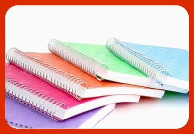 Puvi SPIRAL Notebook A4 Notebook UNRULED/PLAIN 200 Pages(Multicolor, Pack of 5)