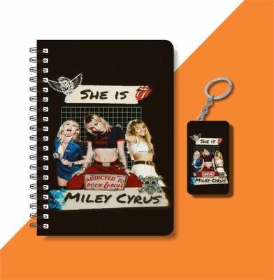 craft maniacs A5 NOTEBOOK + KEYCHAIN COLLECTION A5 Note Book RULED 160 Pages(Black, White, MULTII)