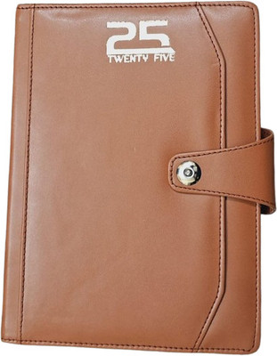 Greeshma Planner Executive Diary (Sunday Full Page) Regular Diary 2025 Single Rule 364 Pages(Brown)