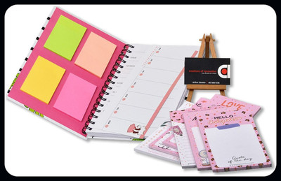 Flipkart SmartBuy Designer Notebook Professional Notepad | Pocket Pads for office , school A5 Diary Unruled 150 Pages(White)