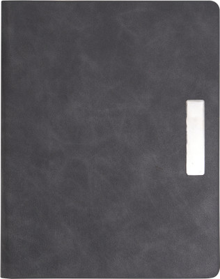 Doodle Kent Slip Jacket Style Executive Organiser with card slots A5 Notebook Ruled 192 Pages(Grey)
