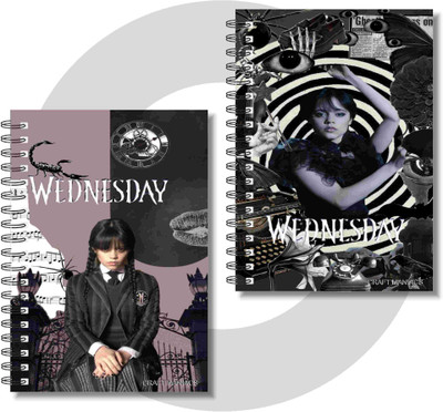 craft maniacs NOTEBOOKS A5 Notebook RULED 160 Pages(Multicolor, Pack of 2)