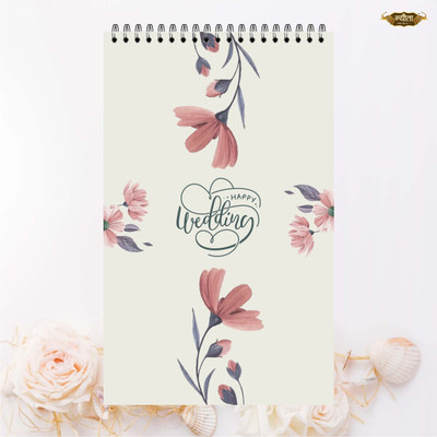 Nyouta Wedding Notepad Regular Note Pad Single Ruled. 100 Pages(Love Notes)