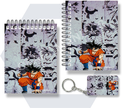 craft maniacs GOKU NOTEBOOKS A6 Notebook UNRULED 100 Pages(Green)