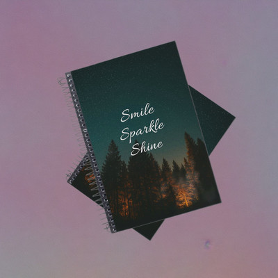 KG Smile Sparkle Shine Design Notebook A5 Diary Unruled 144 Pages(Green)