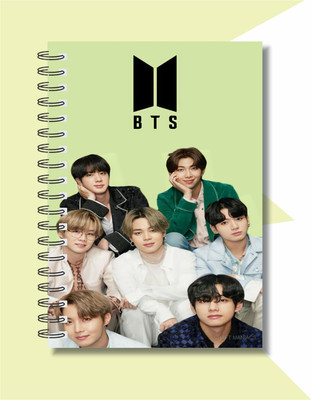 craft maniacs BTS DIARY A5 Diary RULED 160 Pages(Multicolor)