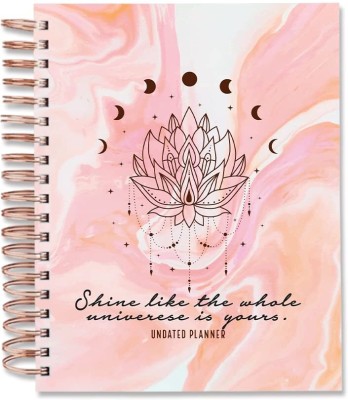 The June shop Undated Yearly Planner A Winner Is A Dreamer Ultimate Planner Sticker Book Book-size Planner Unruled 286 Pages(White)