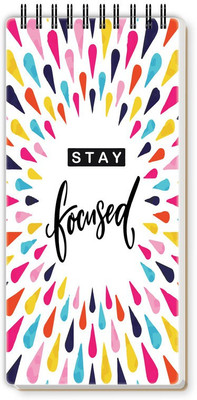 Nourish ToDo List Note Pad Regular Note Pad Ruled 50 Pages(STAYFOCUSED)