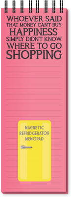 Nourish Magnetic Memo Pad_DRY Regular Memo Pad Ruled 50 Pages(Peach)