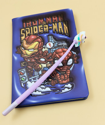 Paper Bear Spiderman A5 Diary Designer 80 Pages(Blue)