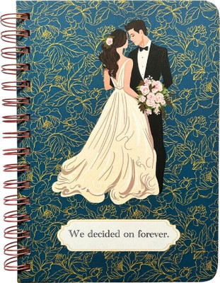 Bop Canvases Wedding planner A5 Diary Printed 120 Pages(Multicolor)