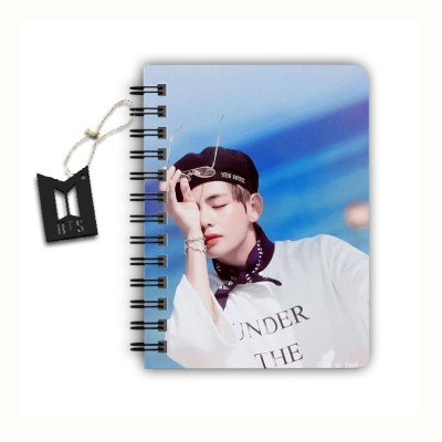 DI-KRAFT BTS Printed Diary for Home and office use A5 Diary Unruled 160 Pages(Sky 03)