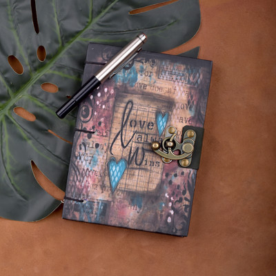ARSHAD HANDICRAFT Classic Printed Journal A5 Diary Plain 200 Pages(Multicolor)