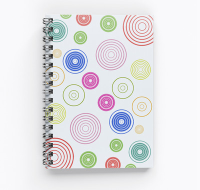 RJPRINTS Doodle Art Design A4 Notebook Unruled 160 Pages(Multicolor)