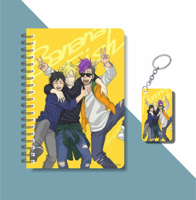 craft maniacs BANANA FISH COLLECTION A5 Diary RULED 160 Pages(Yellow)