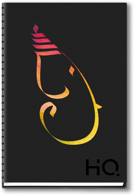 NAVNEET HQ My Notes (A6 Size) - Ganesha Series A6 Notebook Single Ruled 192 Pages(Black)