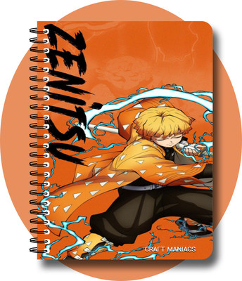 craft maniacs demon s DIARY A5 Notebook RULED 160 Pages(Multicolor)