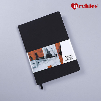 ARCHIES NA A5 Notebook Rulled 192 Pages(Black)