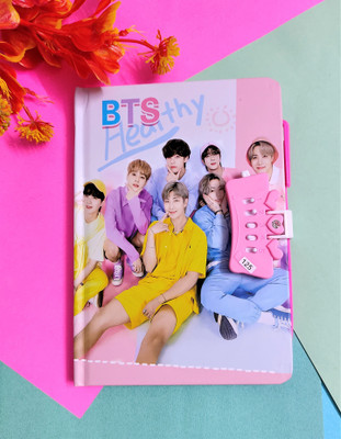 Paper Bear BT21 Regular Diary Designer 80 Pages(Pink)