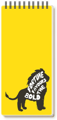 Nourish ToDo List Note Pad_DRY Regular Note Pad Ruled 50 Pages(FORTUNEFAVOURSBOLD)