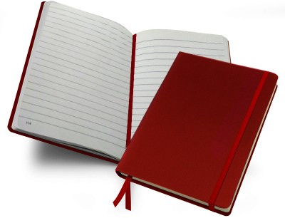 Mipad Livtek India Miapd Mediuml Hard Cover Ruled Notebook - Maroon A5 Note Book Ruled 230 Pages(Maroon)