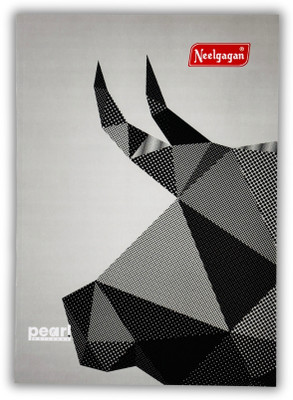 NEELGAGAN Pearl Notebook A4, Register, (21cm X 29.7cm) Softcover A4 Notebook Ruled 224 Pages(Multicolor, Pack of 3)