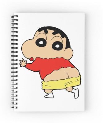 craft maniacs SHINCHAN 2023 NOTEBOOK COLLECTION A5 Diary RULED 160 Pages(White)
