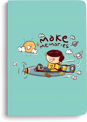 Doodle Monk Make Memories Journal Notebook A5 Notebook Designed 96 Pages(Green)