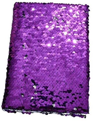 NISHKAM SEQUIN DIARY A5 Diary YES 80 Pages(Purple)