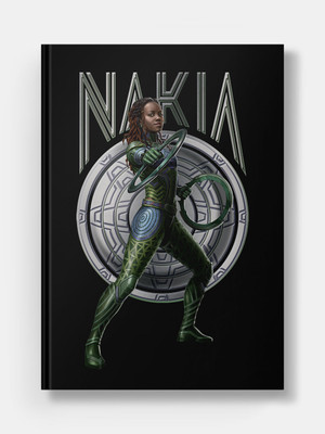 Macmerise Wakanda Forever Nakia Pose A5 Diary Ruled 100 Pages(Multicolor)