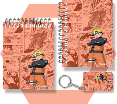 craft maniacs ITACHI UCHIHA A6 NOTEBOOKS A6 Notebook UNRULED 100 Pages(Multicolor)