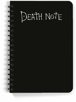 ComicSense Death Note Anime Sketchbook A5 Notebook Unruled 120 Pages(Black,White)