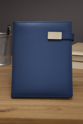 GetGoods Notebook A5 Diary ruled 300 Pages(Blue)