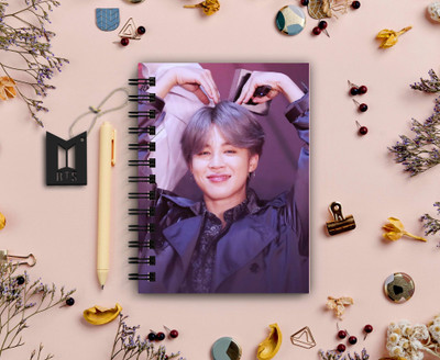 DI-KRAFT BTS Printed Diary for Home and office use A5 Diary Unruled 160 Pages(Purple)