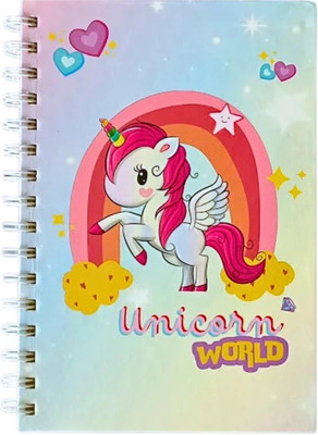 CRAFTOPIX Wiro bound Planner Diary A5 Diary Ruled 192 Pages(Multicolor)